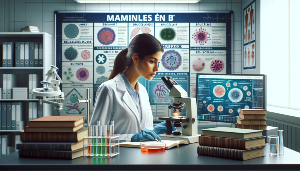 Maladie en B : Expert médical étudie culture bactérienne.