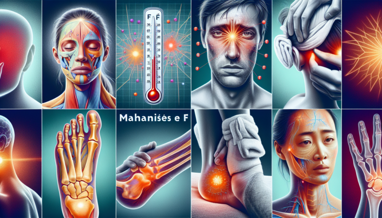 Illustrer des maladies en F : Fièvre, Fibromyalgie, Fasciite plantaire.