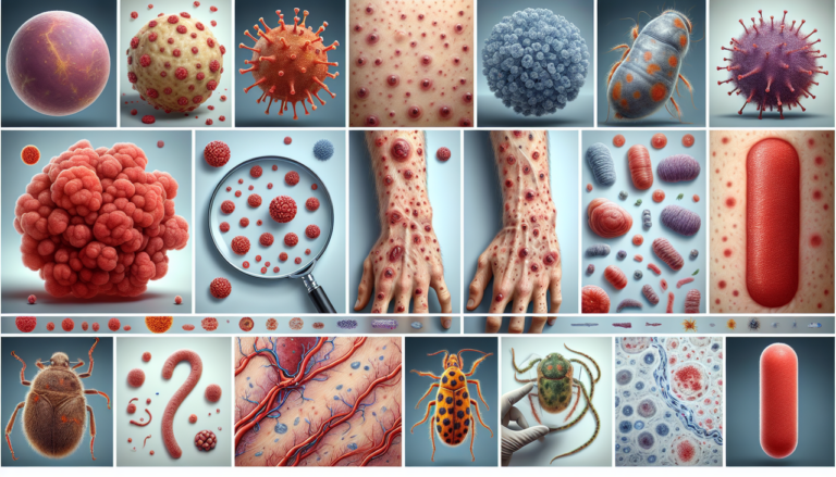 Illustration des maladies en V : Varicelle, Varicella-Zoster, Vasculite, Insuffisance veineuse, Maladie de Lyme, Vecteurs.