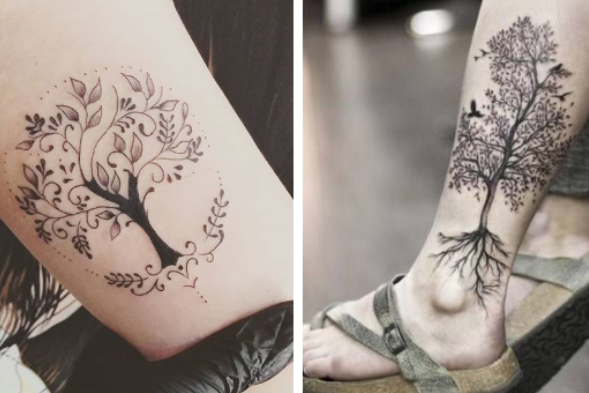 Tatouage Minimaliste Arbre de Vie