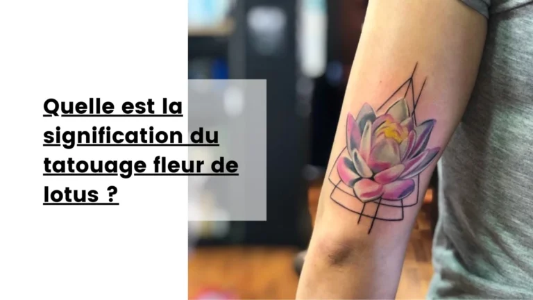 Tatouage lotus : signification et inspirations