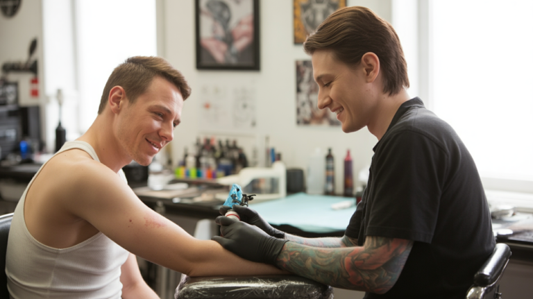 Les parties du corps les moins douloureuses pour un tatouage